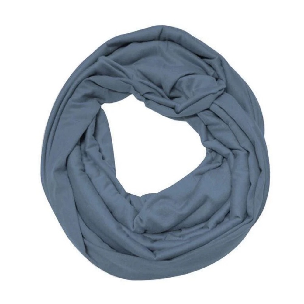 Cozy Blue Infinity Nursing Scarf